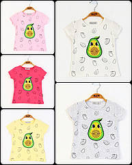 Дитяча футболка (дівчинка), 1-2-3-4 роки, авакадо