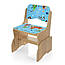 Дитяча парта зі стільчиком і надбудовою мапа світу Bambi B 2071-45-3 (EN), фото 2