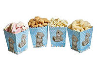 Коробки для сладостей и попкорна мишка Тедди (Teddy Bear) 1 шт