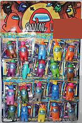 Фигурки Among Us на планшете