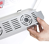 Кулер для води Lexical підлоговий компресорний охолодження/нагрівання 550W/90W білий, фото 5
