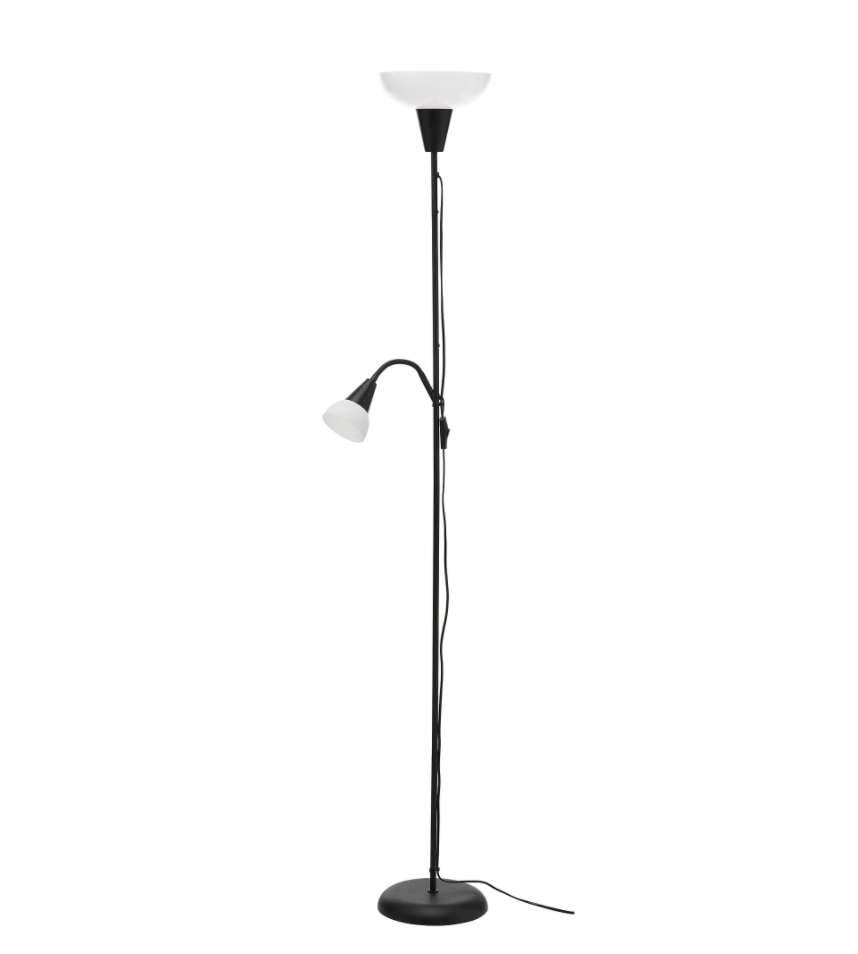 Торшер, лампа для читання, світильник, чорний, лампа для чтения, TAGARP , IKEA, 404.863.87