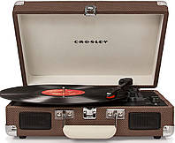 Проигрыватель винила Crosley Cruiser Deluxe Tweed с Bluetooth