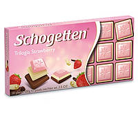 Шоколадка Schogetten Trilogia Strawberry 100 g