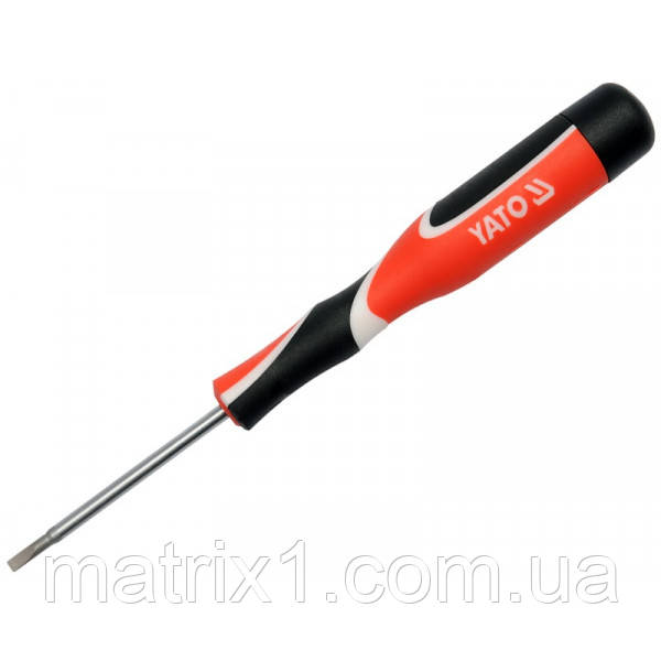 Викрутка плоска SL3,0 х 50 мм, сталь S2 YATO YT-25809