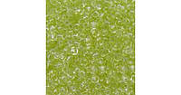 01253 Чешский бисер Preciosa /10 для вышивания оливковый прозрачный зеленый бисер
