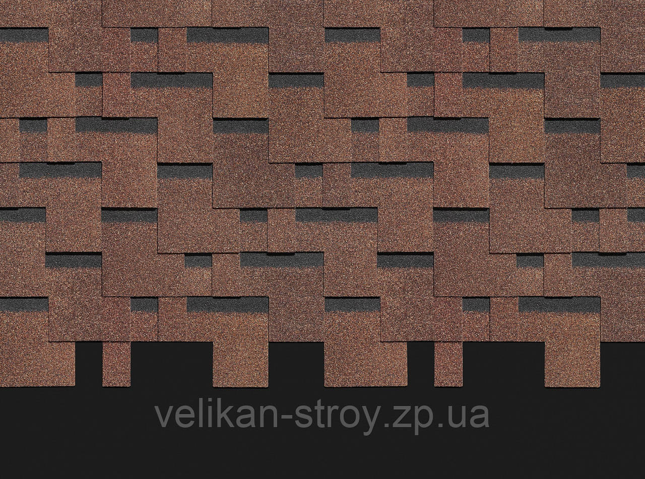 Бітумова черепиця Docke Pie Генуя Серія Premium Кунжут