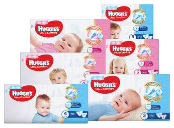 Підгузники Huggies Ultra Comfort