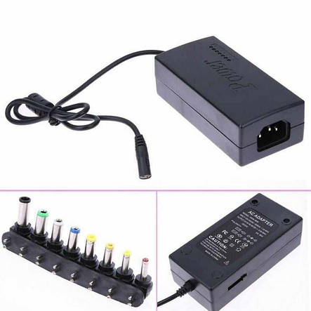 Універсальна зарядка для ноутбуків Acer, ASUS, DELL, Lenovo, Sony, Samsung 100Вт Power Adapter 12-24V 100Watt, фото 2