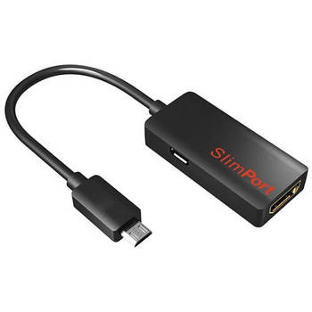 Адаптер SlimPort MicroUSB - HDMI, тато-мама, 5pin, FullHD