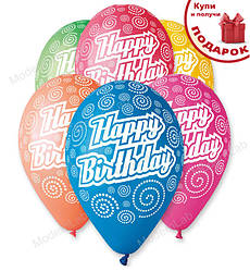 Повітряні кульки "HB спіраль" 10 шт., d - 30 см