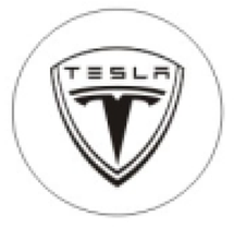 Захисні ковпачки на ніпеля TESLA (Тесла) 4 шт Білий фон, Чорні, фото 2