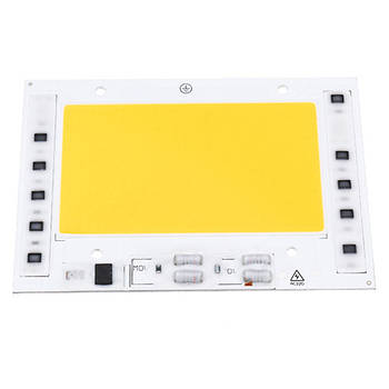 Світлодіодна матриця з драйвером COB LED 100Вт 9500лм 220В, теп. біла