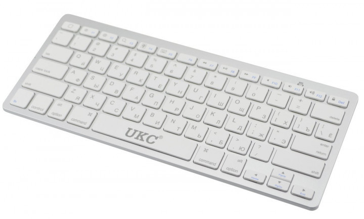 Ультратонка бездротова Bluetooth-клавіатура Wireless Keyboard UKC X5 PC/Android, фото 1