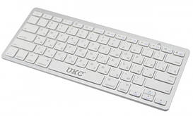 Ультратонка бездротова Bluetooth-клавіатура Wireless Keyboard UKC X5 PC/Android