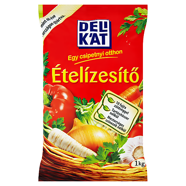 Універсальна овочева приправа Delikat 1 кг, суміш спецій для м'яса, риби, других страв Делікат Угорщина