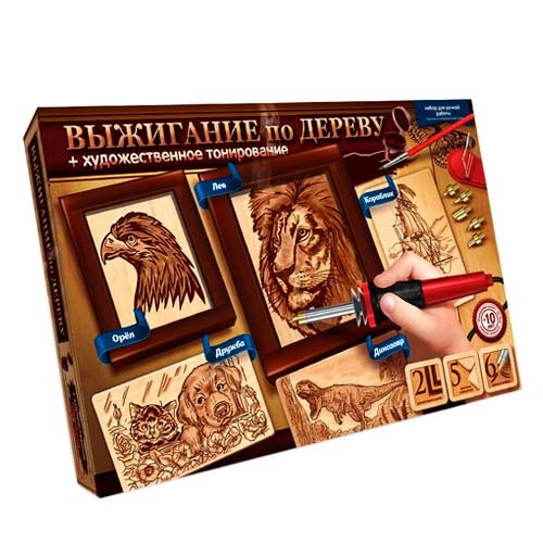 Набор для Выжигания По Дереву с Пирографом, Danko Toys — Купить ...