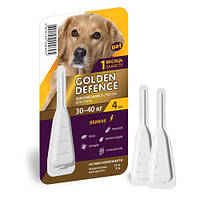 Капли на холку Golden Defence (Голден дефенс) №1 пипетка от паразитов для собак весом 30-40 кг Palladium