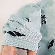 Короткі спортивні жіночі шкарпетки з сіткою Adidas, фото 3
