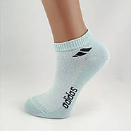 Короткі спортивні жіночі шкарпетки з сіткою Adidas, фото 2