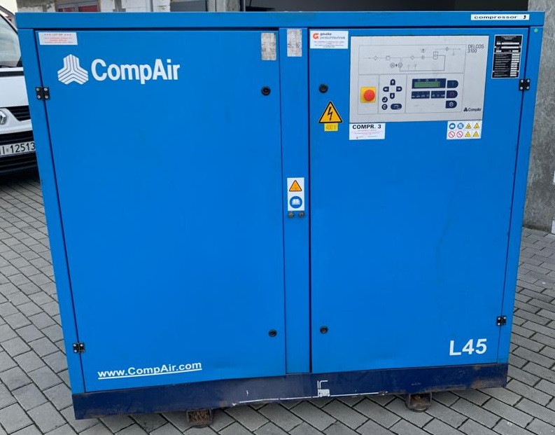 Компресор гвинтовий CompAir L45-7.5 || 7,84 м3/хв || 7,5 бар || 45 кВт || Німеччина