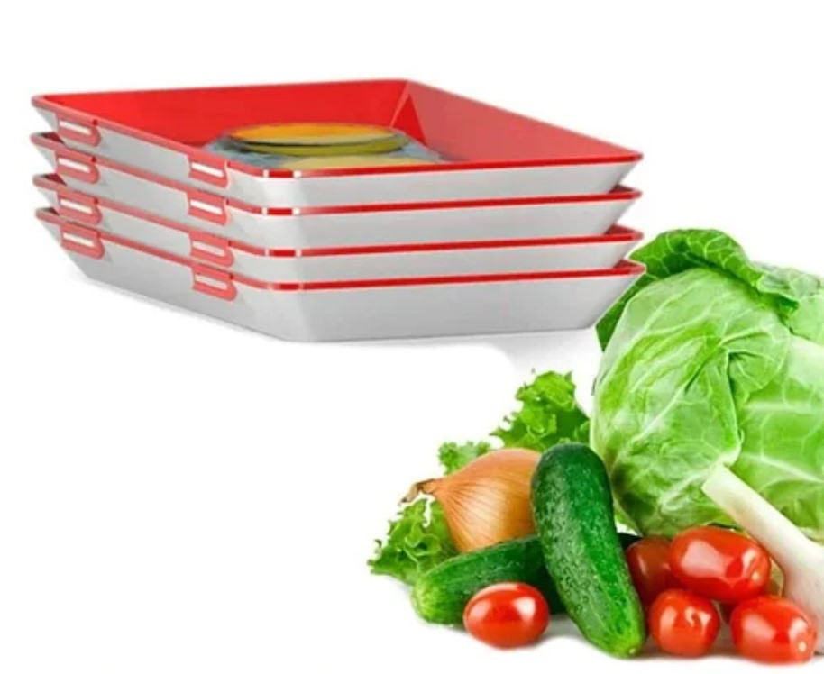 ОПТ Лоток для зберігання харчових продуктів у вакуумній упаковці Clever Tray Багаторазовий вакуумний вакуумний
