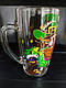 Чашка з вітражним розписом ручної роботи 430 мл " Лепрекон ", фото 2