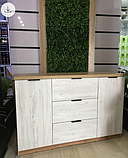 Комод "Комфорт " 3+2 Дуб Аппалачі / Аляска 1300/850/450, фото 2