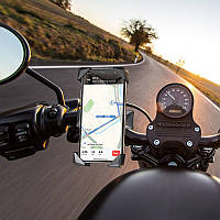 Держатель для телефона на руль велосипеда Hoco CA58 Light Ride (4,7" - 6.5"). Black