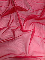 Ткань сетка красная (ш 150 см) для одежды, поделок, украшения интерьера ,