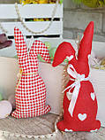 Великодній кролик Милашка, текстильна іграшка, декор на Великдень,, фото 2