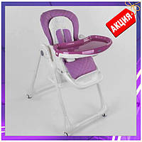 Детский стульчик для кормления Toti W-62005 на колесиках стул складной для еды прикорма с 6 месяцев для детей