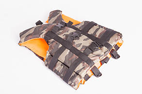 Страхувальний рятувальний жилет. Aqua-Storm 100-120кг Двухсторонний