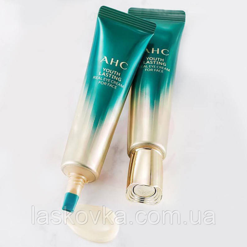 Антивозрастной крем под глаза AHC Youth Lasting Real Eye Cream for Face 30 мл - фото 4 - id-p1379309842