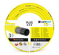 Шланг для поливу Cellfast PLUS 10-201 50 м 1/2" жовтий