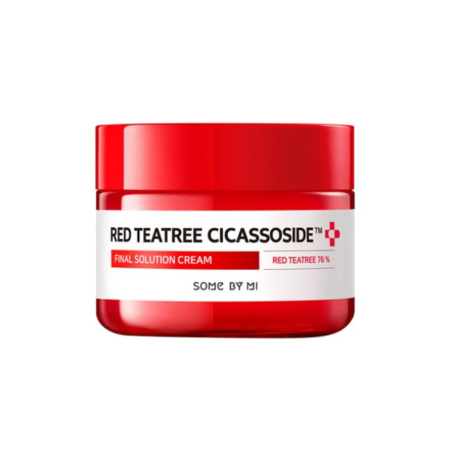 Заспокійливий крем з червоним чайним деревом By Some Mi Red TeaTree Cicassoside Final Solution Cream 60 гр
