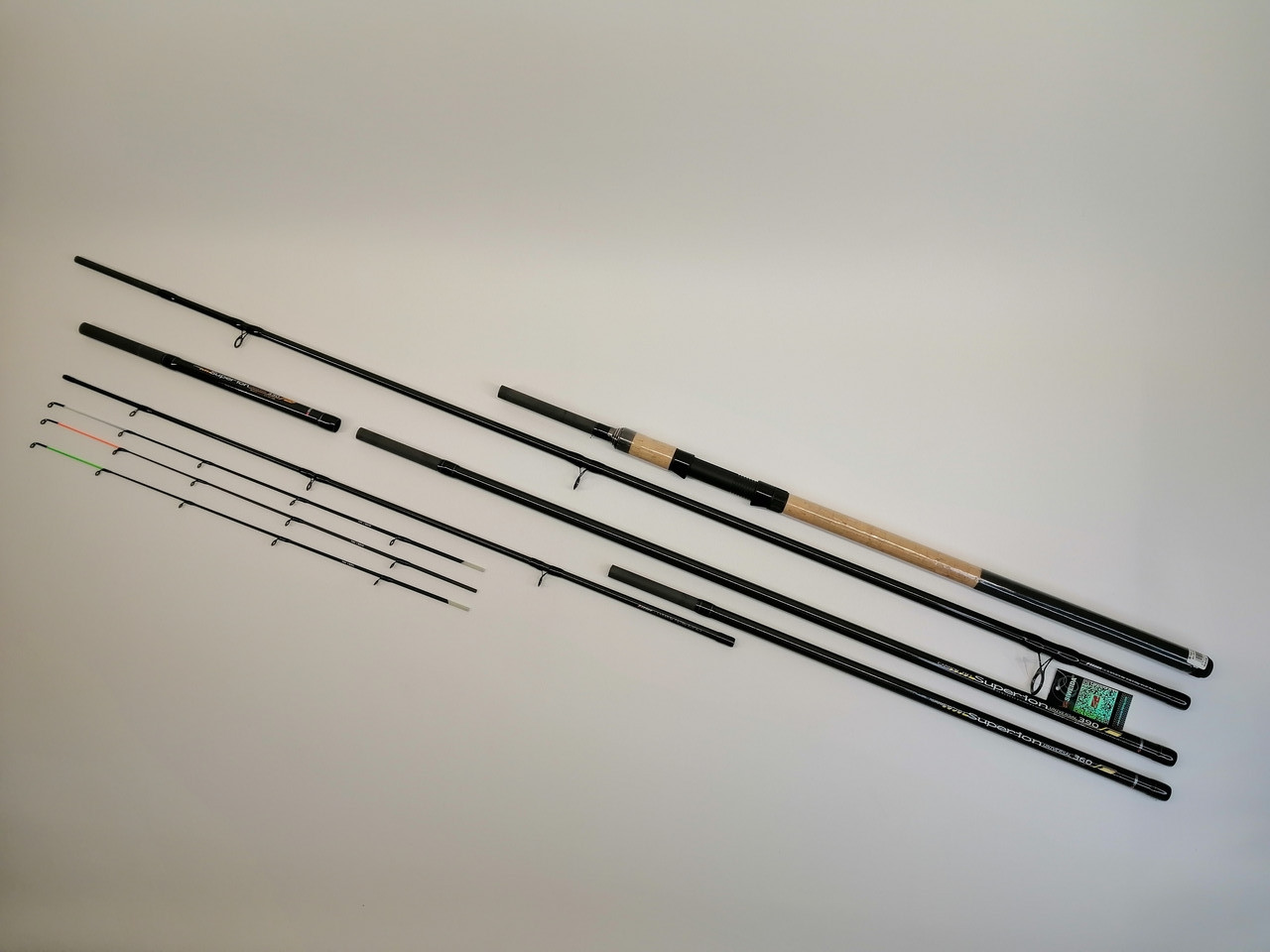 Карбонове фідерне вудлище Siweida Superion Feeder 3.3/3.6/3.9m 6+3, 180g