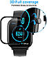 Захисна плівка для смарт годинника Amazfit GTS/GTS2 з рамкою (2 шт.), фото 3