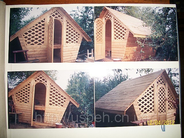Беседка деревянная из бруса шестиугольная для дачи и сада - фото 3 - id-p10832651