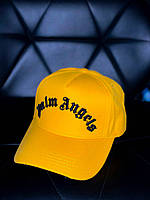 Стильная мужская желтая кепка Palm Angels | Молодежная летняя бейсболка | Модный мужской головной убор