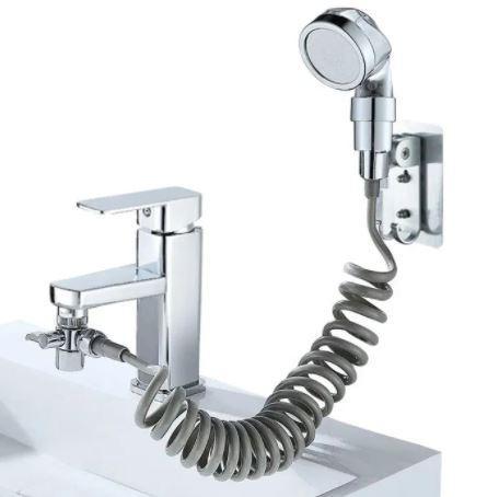 ОПТ Душова система на умивальник Modified Faucet with extemal shower душ з перемикачем на змішувач з турмали