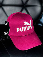 Стильная мужская ярко розовая кепка Puma | Молодежная летняя бейсболка | Модный мужской головной убор