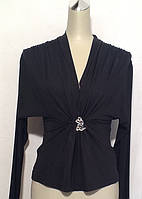 Кофточка ошатна жіноча Balizza чорна РОЗМІР+