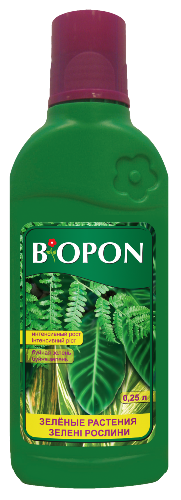 Добриво рідке для зелених рослин 0,25 л, Biopon