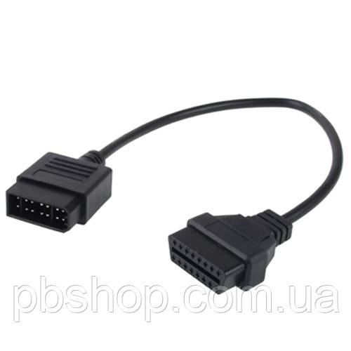 Перехідник з OBD2 16pin мама на Nissan 14pin тато
