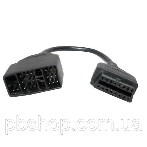 Перехідник з OBD2 16pin мама на Toyota 22pin тато