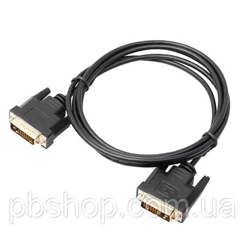 Кабель DVI-D - DVI-D (24+1) 1.8м позолочений