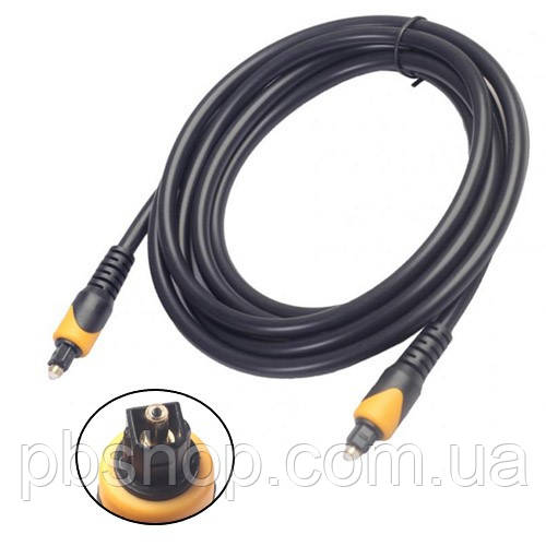 Кабель аудіо оптичний Toslink - Toslink, 10м OD5.0, фото 1