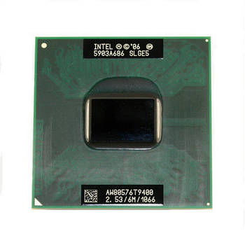 Процесор Intel Core 2 Duo T9400, 2 ядра, 2.53ГГц, PGA478, BGA479