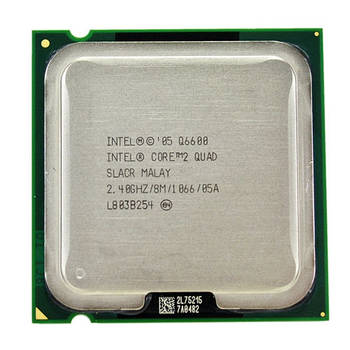 Процесор Intel Core 2 Quad Q6600, 4 ядра, 2.4ГГц, LGA 775